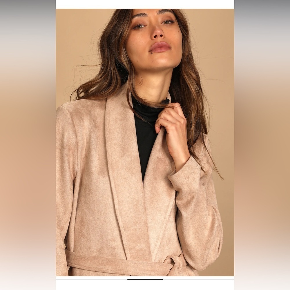 Lulu's Camel Blend Coat - Picture 2 of 6